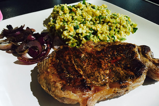 Steak Roast Onion & Tabbouleh